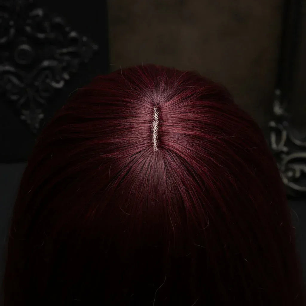 Enchantress Wig - Sorceress Sanctuary Wine Red
