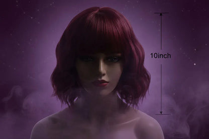Enchantress Wig - Sorceress Sanctuary Wine Red