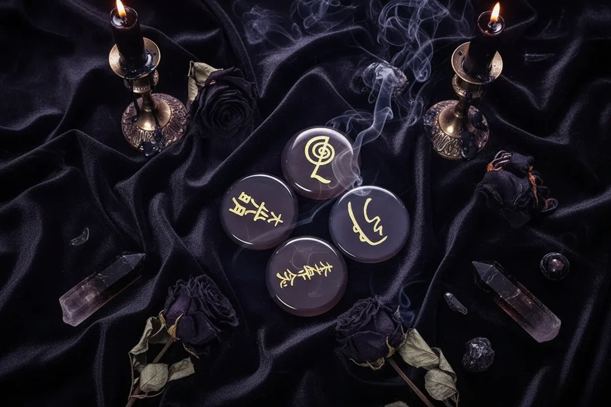 Energy Stones - Sorceress Sanctuary Tea-Coffee-Gray-Brown-Blue