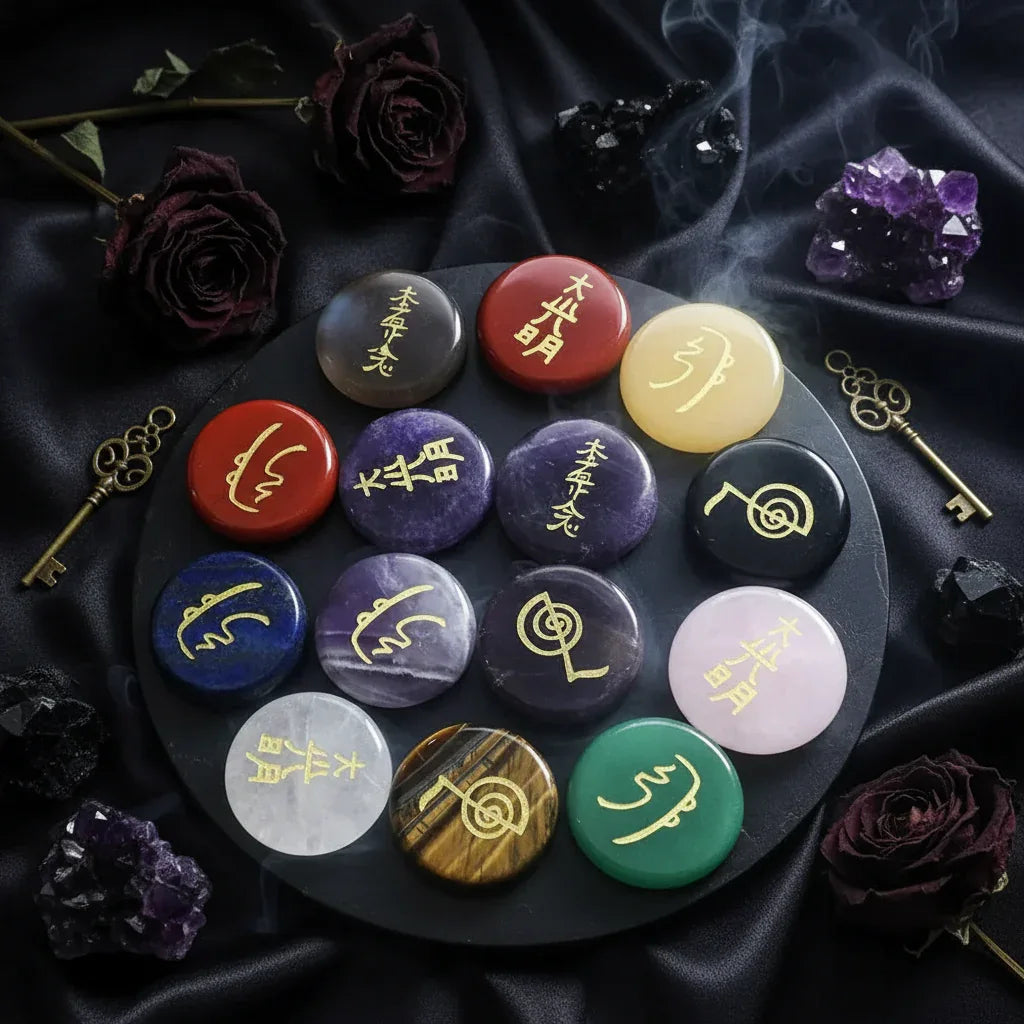 Energy Stones - Sorceress Sanctuary Tea-Coffee-Gray-Brown-Blue