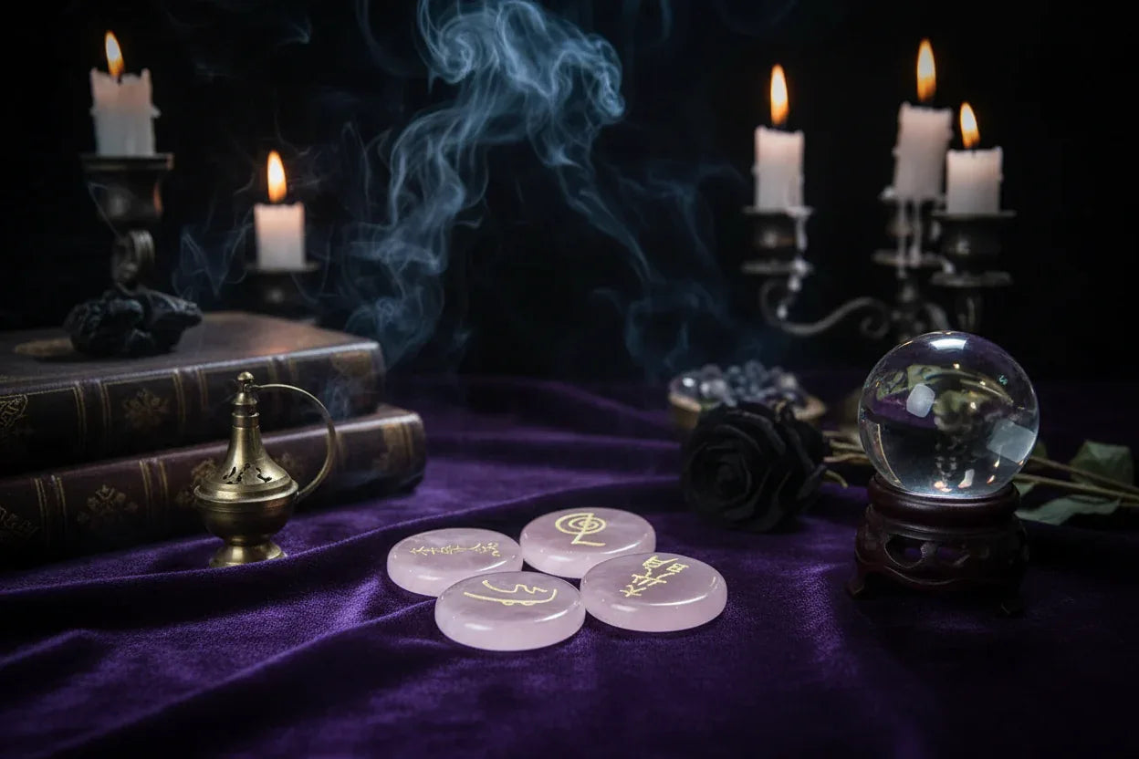 Energy Stones - Sorceress Sanctuary Tea-Coffee-Gray-Brown-Blue