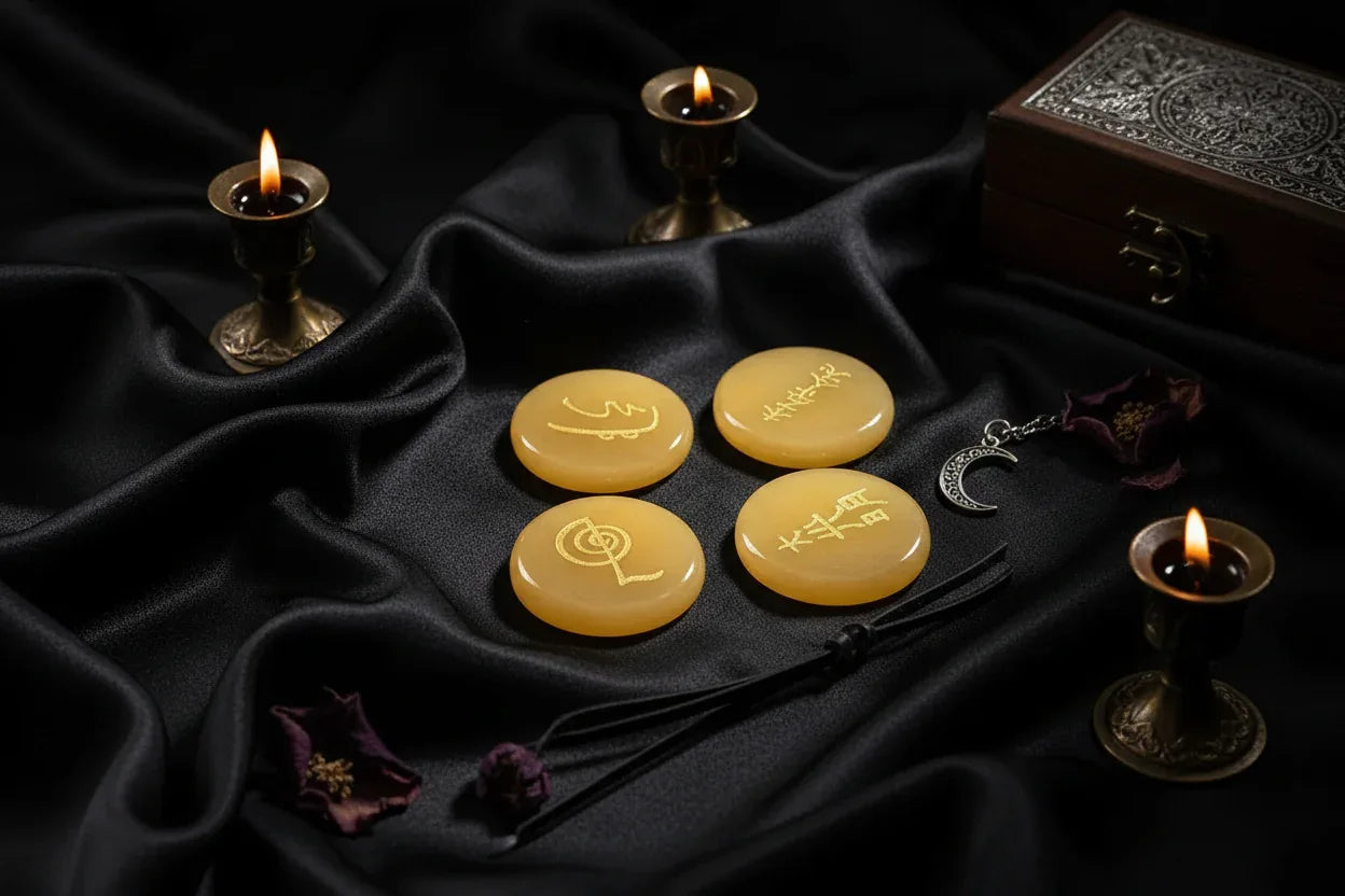Energy Stones - Sorceress Sanctuary Tea-Coffee-Gray-Brown-Blue