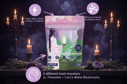 Energy Tea - Sorceress Sanctuary Speach mango 330g-Strawberry Matcha Flavor 330g-Strawberry match flavor 330g