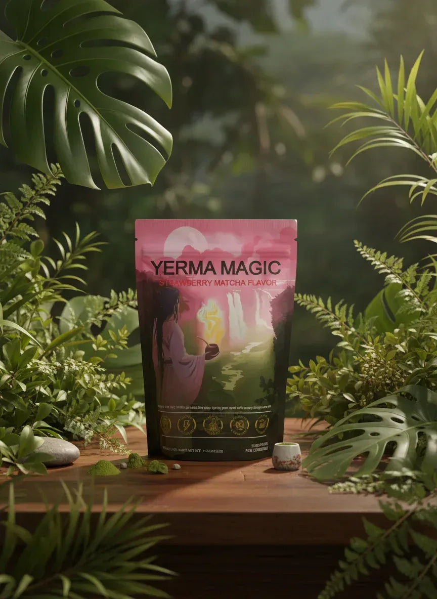 Energy Tea - Sorceress Sanctuary Speach mango 330g-Strawberry Matcha Flavor 330g-Strawberry match flavor 330g