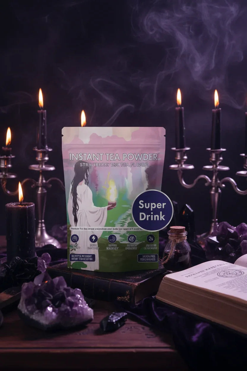 Energy Tea - Sorceress Sanctuary Speach mango 330g-Strawberry Matcha Flavor 330g-Strawberry match flavor 330g