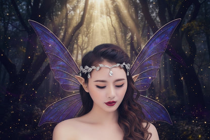 Ethereal Crystal Crown - Sorceress Sanctuary Silver-White-Gold