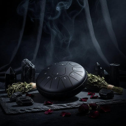 Ethereal Drum - Sorceress Sanctuary Silver-Blue-Black-Navy Blue