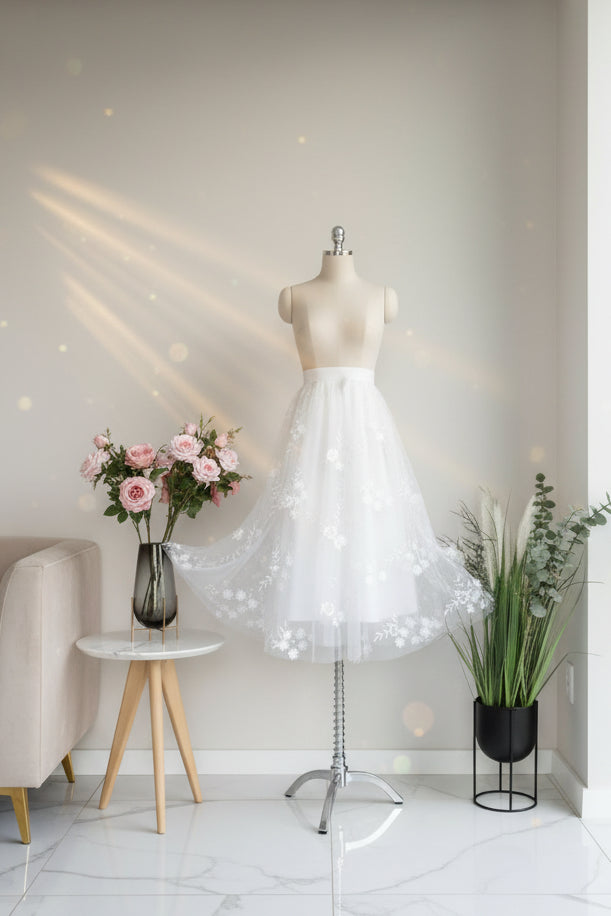 Ethereal Fairy Skirt - Sorceress Sanctuary White / One size