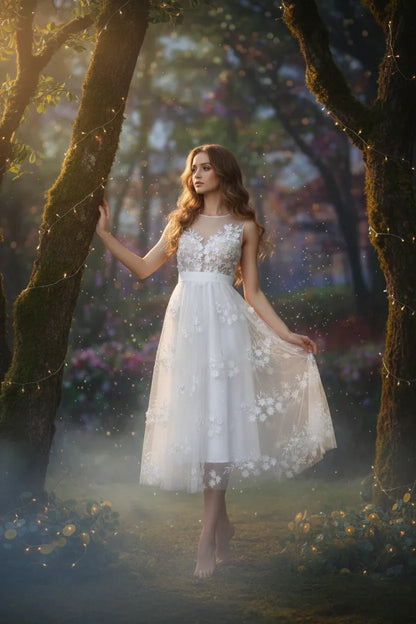 Ethereal Fairy Skirt - Sorceress Sanctuary White / One size