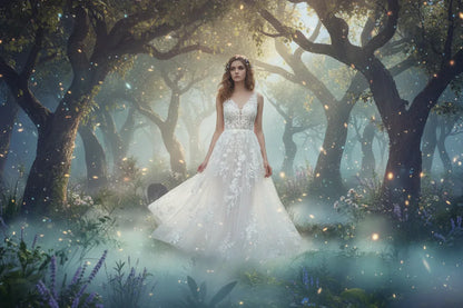 Ethereal Fairy Skirt - Sorceress Sanctuary White / One size