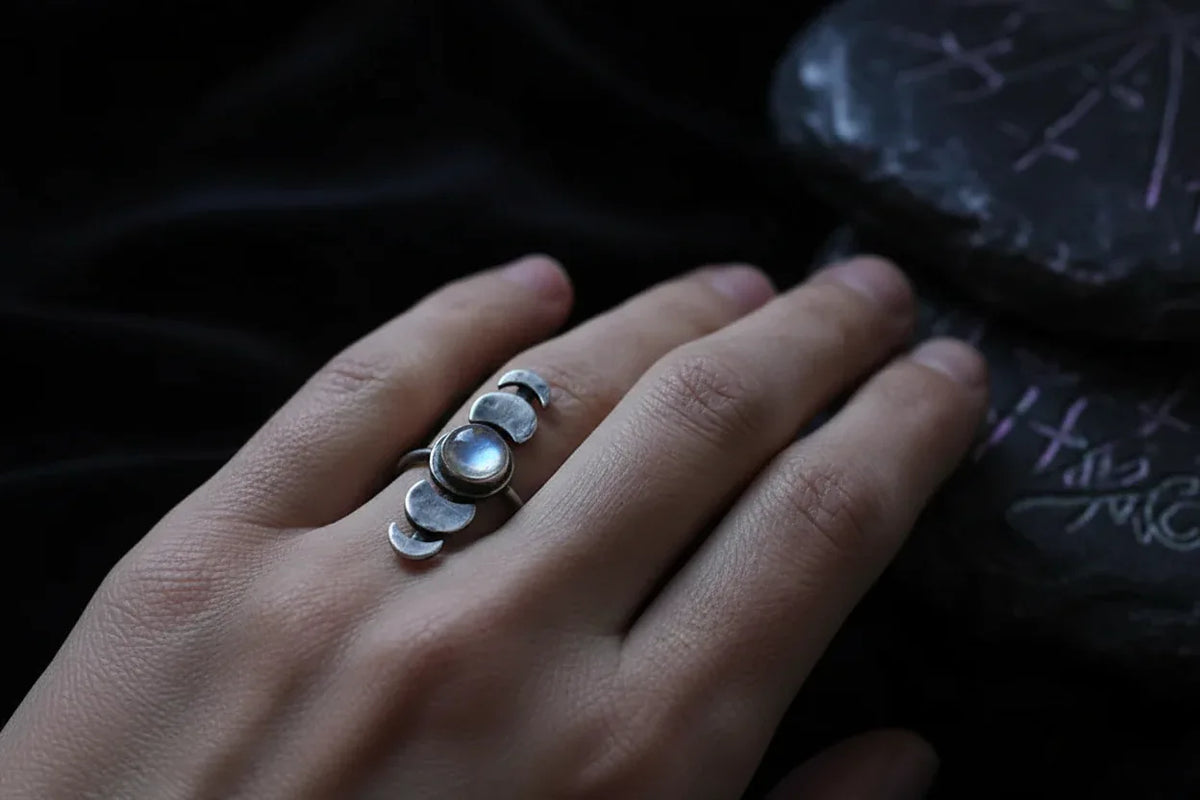 Ethereal Moon Ring - Sorceress Sanctuary Primary colour / 5-Primary colour / 6-Primary colour / 7-Primary colour / 8-Primary colour / 9