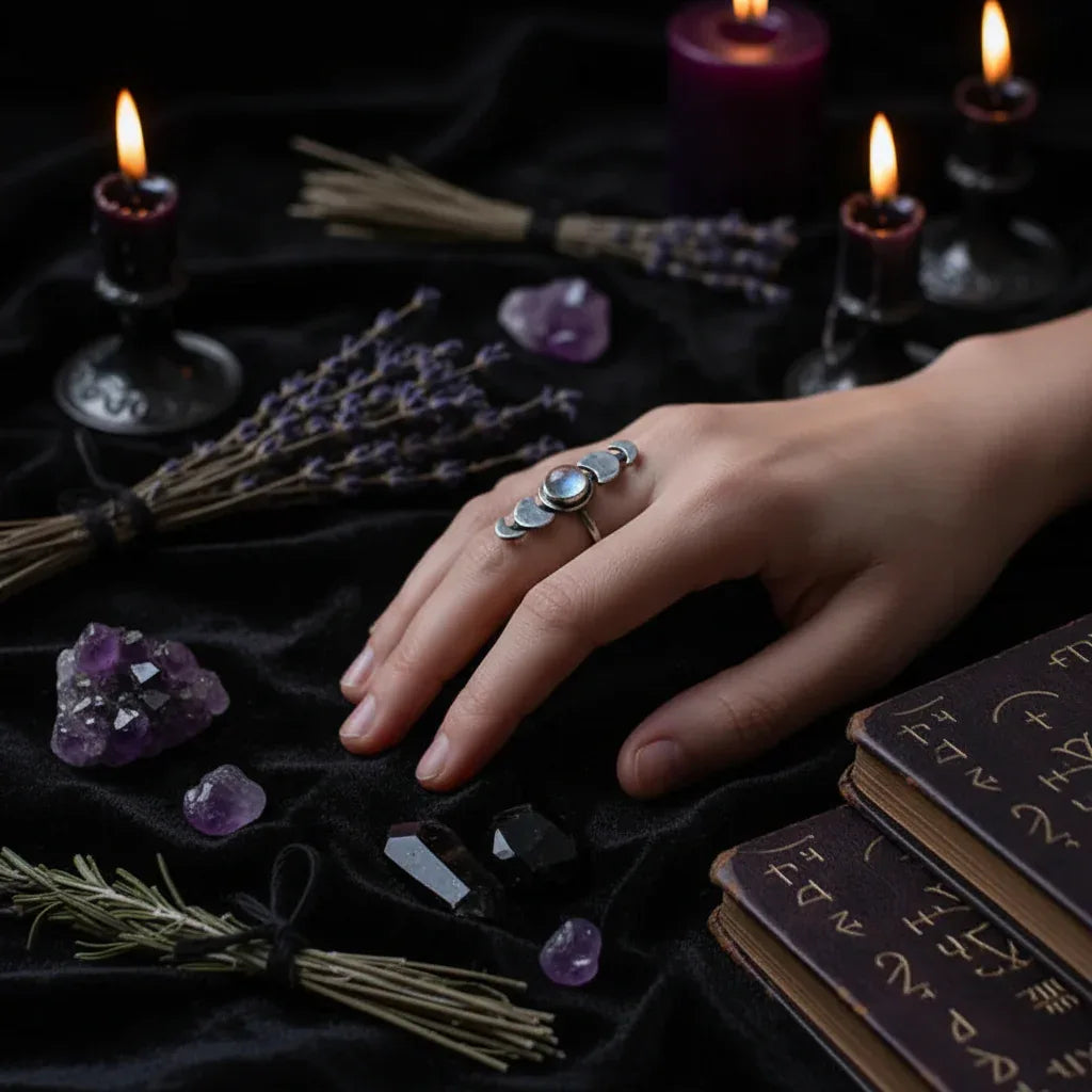 Ethereal Moon Ring - Sorceress Sanctuary Primary colour / 5-Primary colour / 6-Primary colour / 7-Primary colour / 8-Primary colour / 9