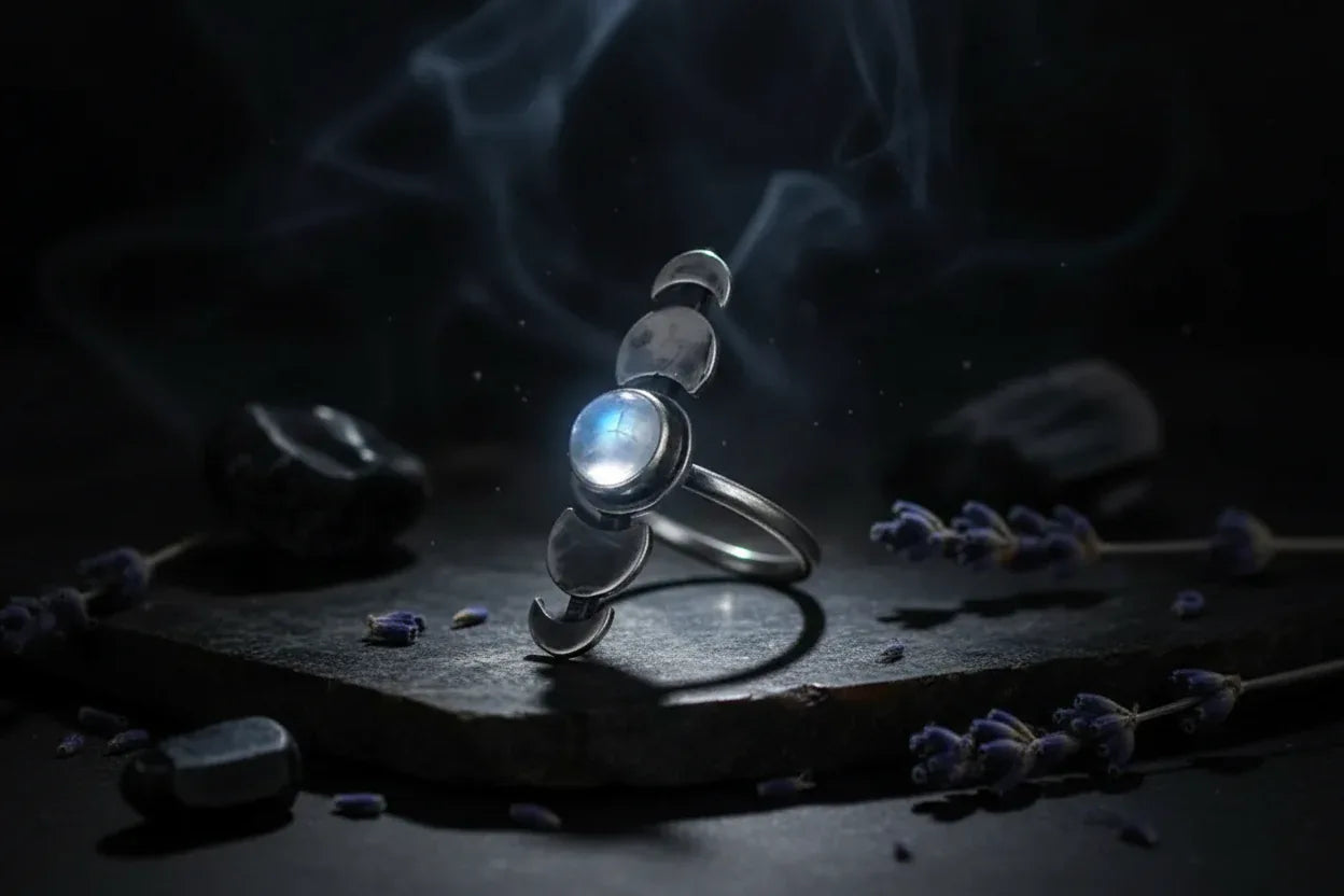 Ethereal Moon Ring - Sorceress Sanctuary Primary colour / 5-Primary colour / 6-Primary colour / 7-Primary colour / 8-Primary colour / 9