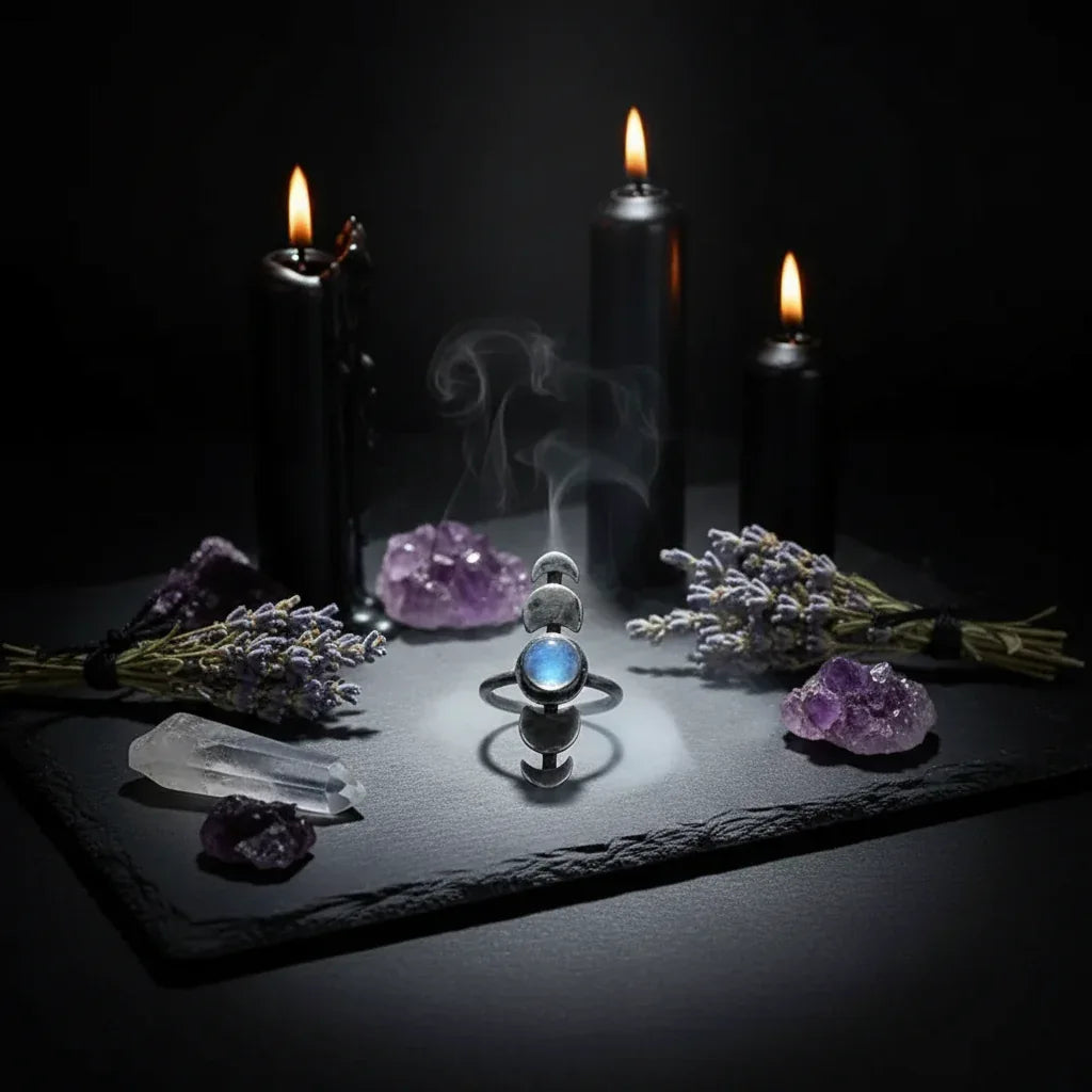 Ethereal Moon Ring - Sorceress Sanctuary Primary colour / 5-Primary colour / 6-Primary colour / 7-Primary colour / 8-Primary colour / 9