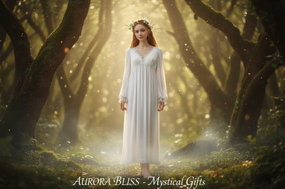 Ethereal White Gown - Sorceress Sanctuary white / M-white / L-white / XL