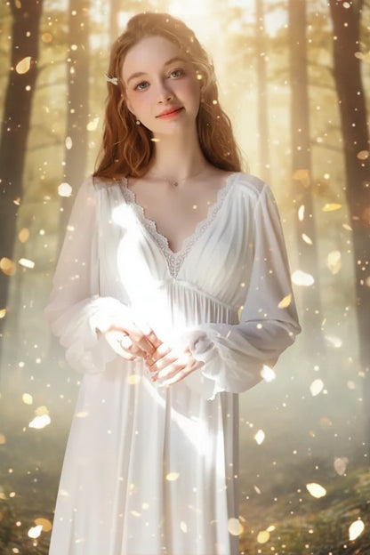 Ethereal White Gown - Sorceress Sanctuary white / M-white / L-white / XL