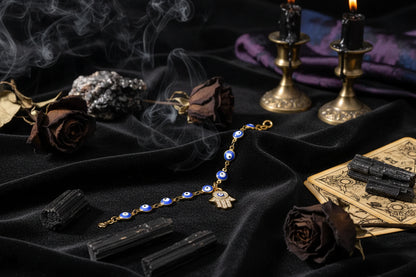 Evil Eye Anklet - Sorceress Sanctuary Gold