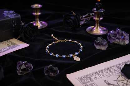 Evil Eye Anklet - Sorceress Sanctuary Gold
