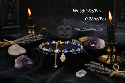 Evil Eye Anklet - Sorceress Sanctuary Gold