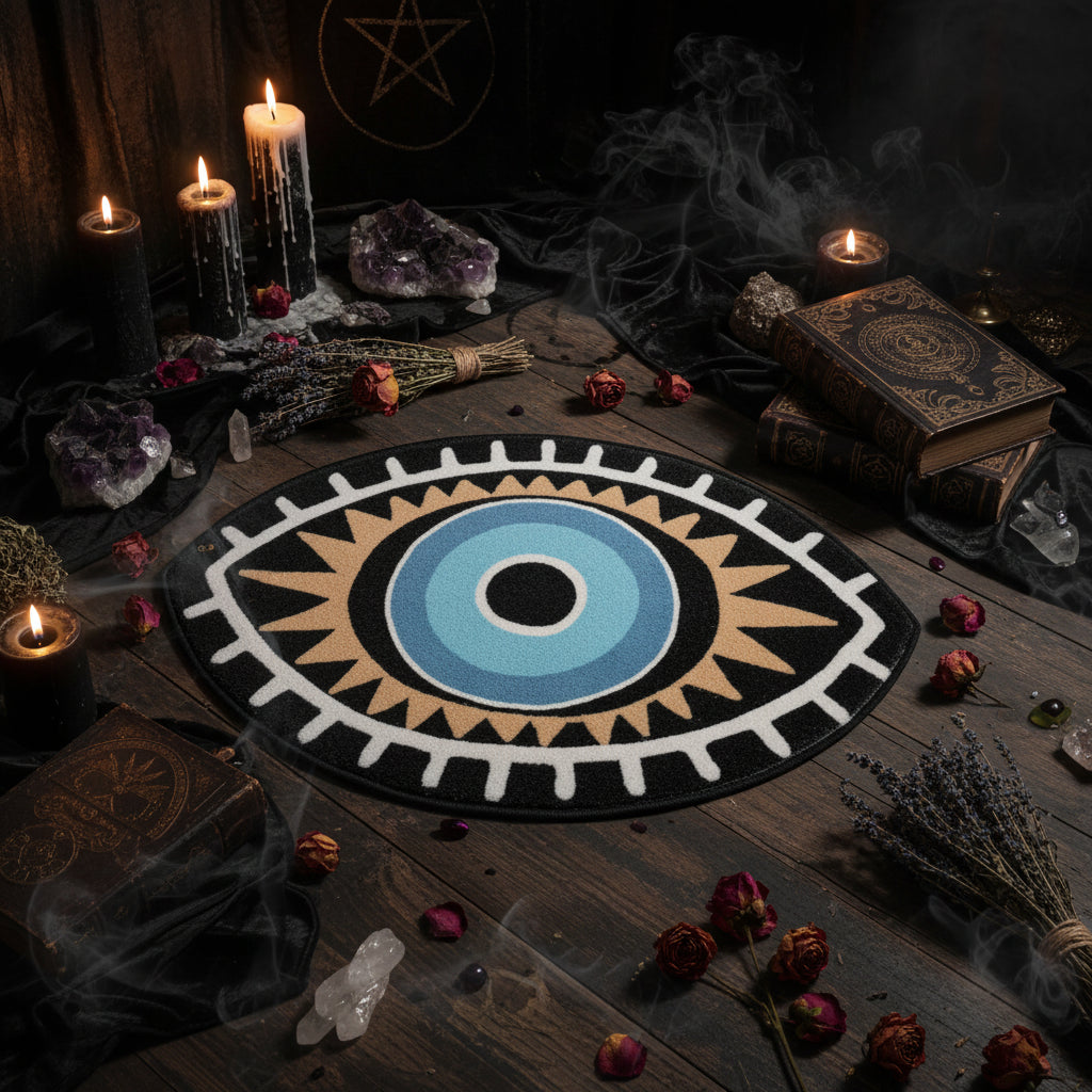 Enchanting Evil Eye Carpet - Sorceress Sanctuary 60x40  1-60x40  2-80x50  1-80x50  2