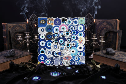 Evil Eye Stickers - Sorceress Sanctuary Evil Eye  / 50 PCS/Bag