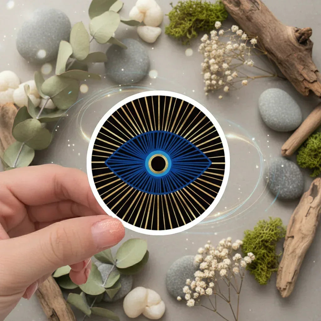 Evil Eye Stickers - Sorceress Sanctuary Evil Eye  / 50 PCS/Bag