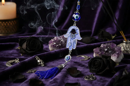 Evil Eye Tassel - Sorceress Sanctuary Blue