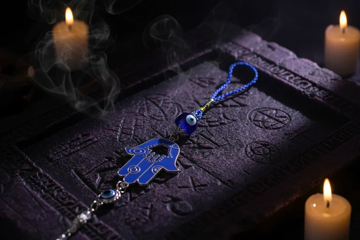 Evil Eye Tassel - Sorceress Sanctuary Blue