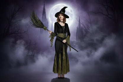 Evil Witch Outfit - Sorceress Sanctuary Big Female Evil Witch / S-Big Female Evil Witch / M-Big Female Evil Witch / L
