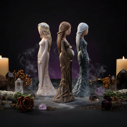Goddess Resin Statue - Handicraft Ornament for Decor Sorceress Sanctuary