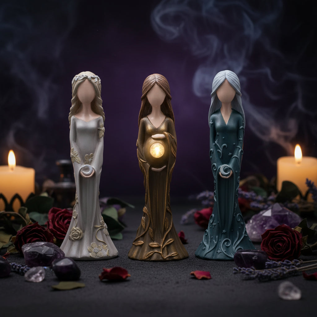Goddess Resin Statue - Handicraft Ornament for Decor Sorceress Sanctuary