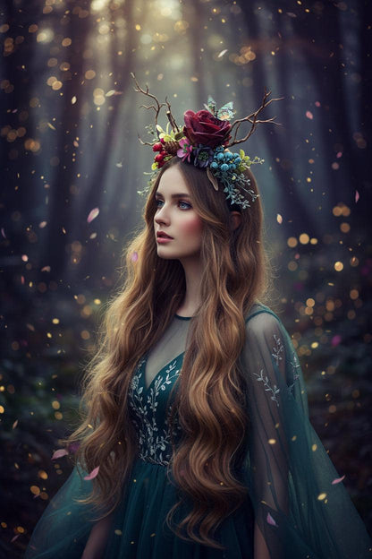 Faeveil Antler Crown Sorceress Sanctuary