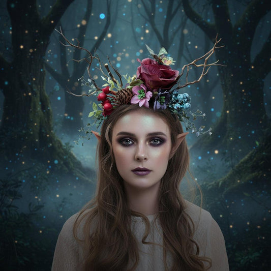 Faeveil Antler Crown Sorceress Sanctuary