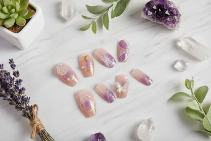 Fairy Butterfly Nails - Sorceress Sanctuary Purple