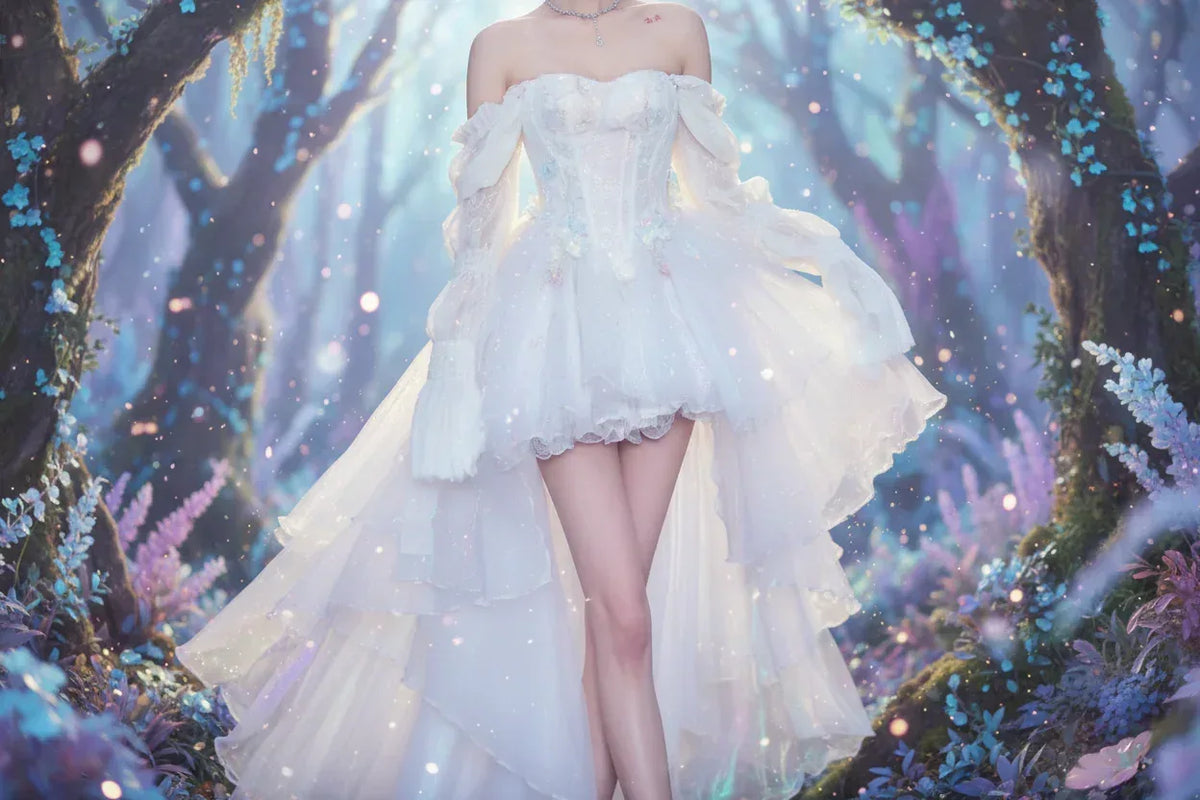 Fairy Dress - Sorceress Sanctuary White / S-White / M-White / L-White / XL
