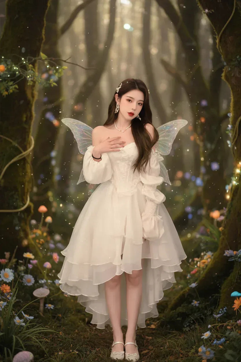Fairy Dress - Sorceress Sanctuary White / S-White / M-White / L-White / XL