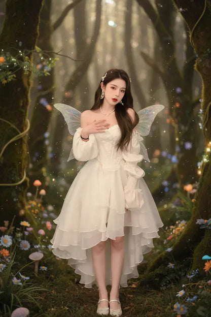 Fairy Dress - Sorceress Sanctuary White / S-White / M-White / L-White / XL