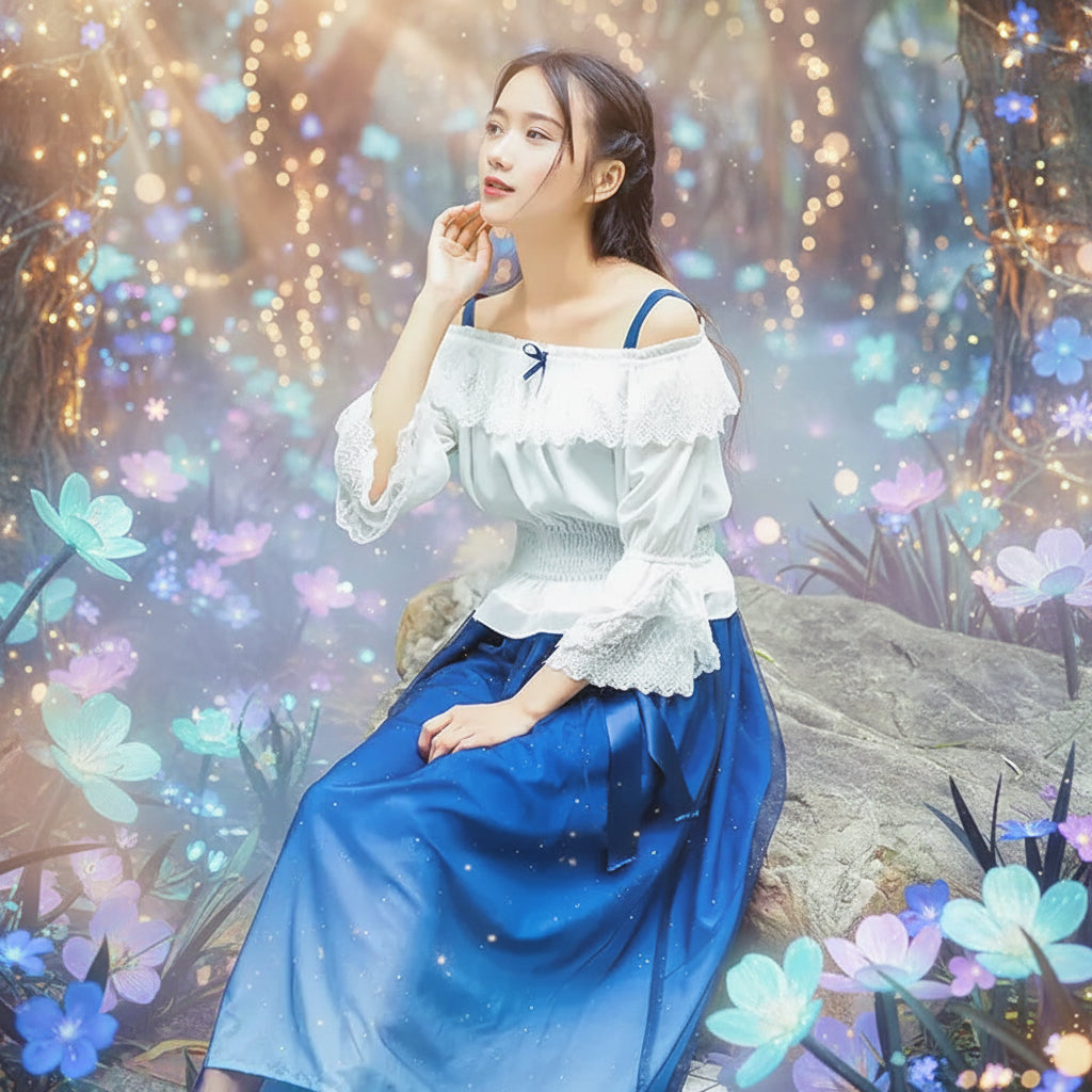 Fairy Gradient Dress - Sorceress Sanctuary Long skirt / S-Long skirt / M-Long skirt / L-Short skirt / S-Short skirt / M