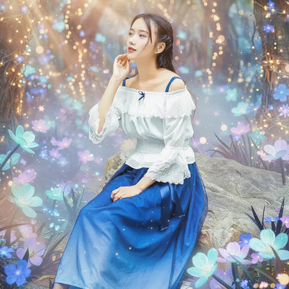 Fairy Gradient Dress - Sorceress Sanctuary Long skirt / S-Long skirt / M-Long skirt / L-Short skirt / S-Short skirt / M