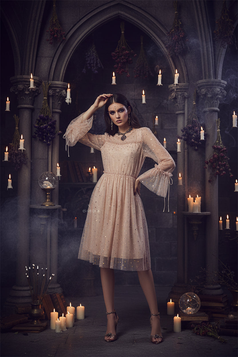 Fairy Net Dress - Sorceress Sanctuary Pink / S-Pink / M-Pink / L-Blue / S-Blue / M