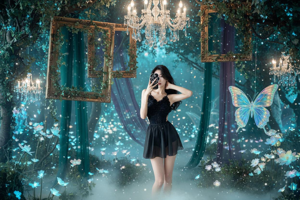 Fairy Swimsuit - Sorceress Sanctuary Black / S-Black / M-Black / L-Black / XL-Beige / S