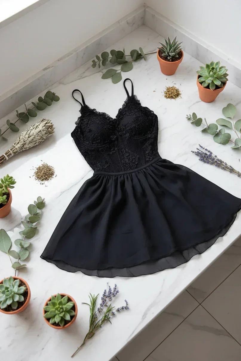 Fairy Swimsuit - Sorceress Sanctuary Black / S-Black / M-Black / L-Black / XL-Beige / S