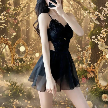 Fairy Swimsuit - Sorceress Sanctuary Black / S-Black / M-Black / L-Black / XL-Beige / S