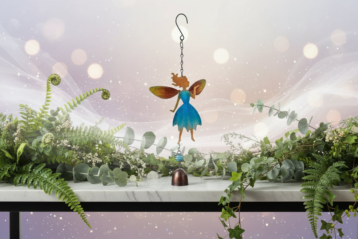 Fairy Wind Chimes - Sorceress Sanctuary Green-Blue-Red-Pink