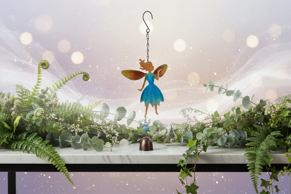 Fairy Wind Chimes - Sorceress Sanctuary Green-Blue-Red-Pink