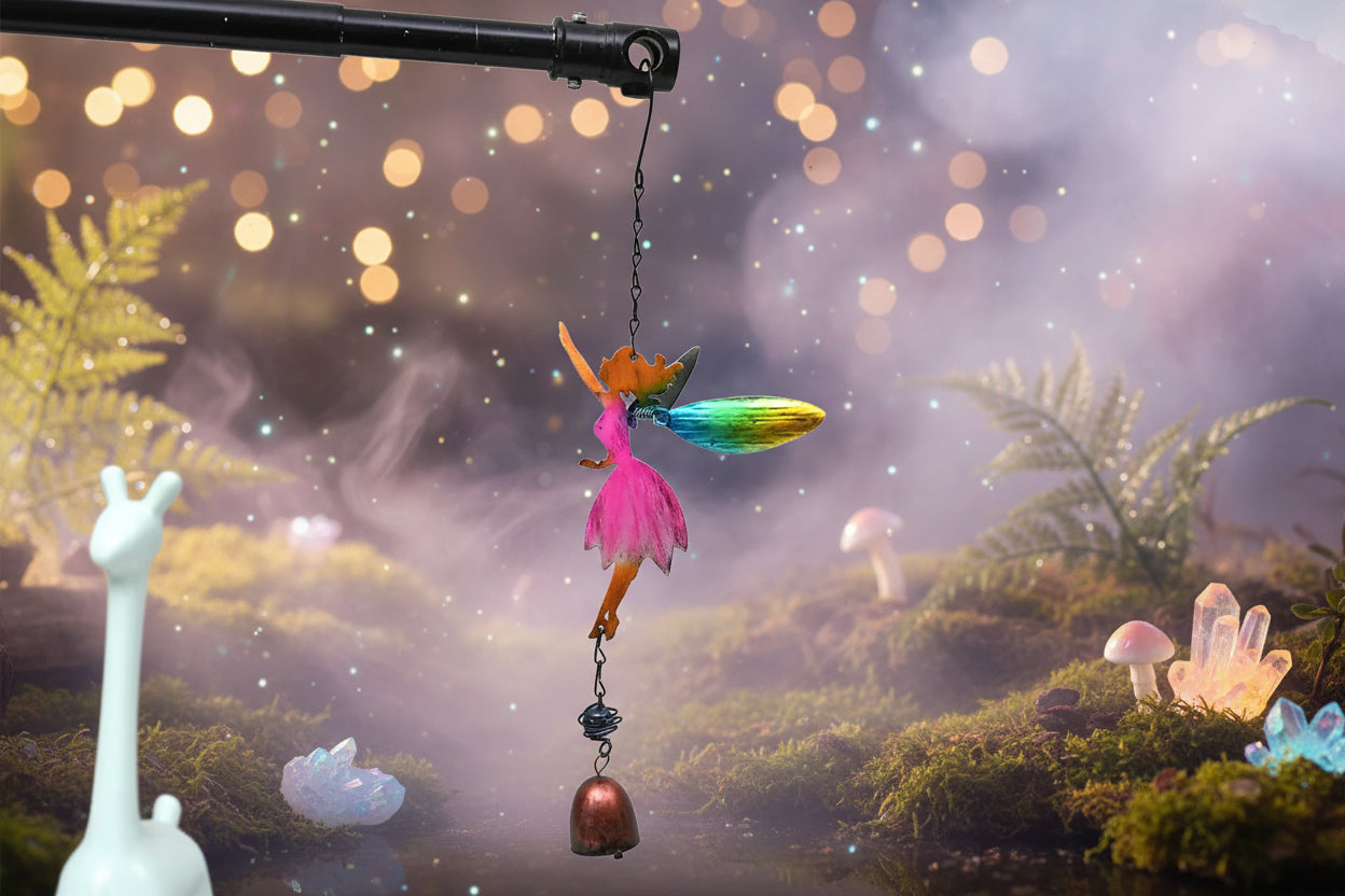 Fairy Wind Chimes - Sorceress Sanctuary Green-Blue-Red-Pink