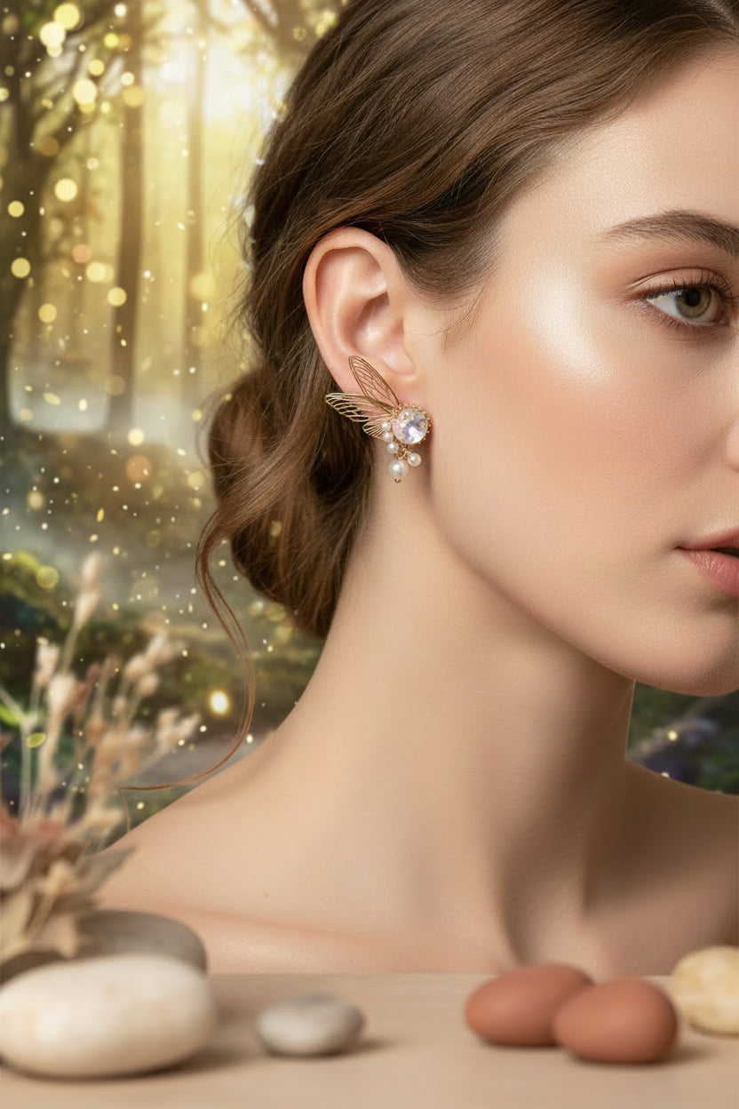Fairy Wing Earrings - Sorceress Sanctuary Butterfly earrings