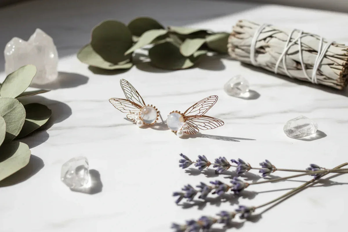 Fairy Wing Earrings - Sorceress Sanctuary Butterfly earrings