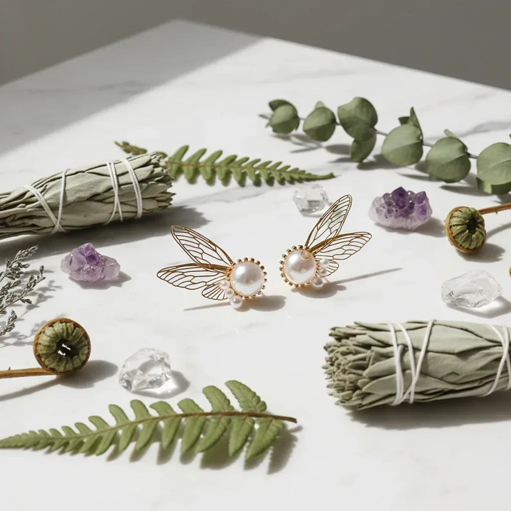 Fairy Wing Earrings - Sorceress Sanctuary Butterfly earrings