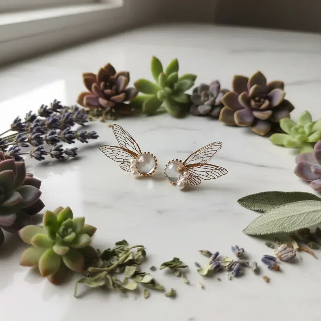 Fairy Wing Earrings - Sorceress Sanctuary Butterfly earrings